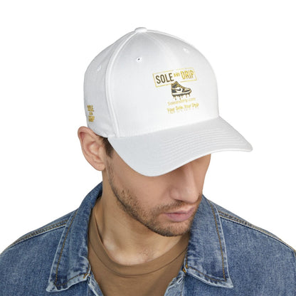 Embroidered 'Sole and Drip' Sneaker Lover Cap — Closed - Back Structured Hat - Sole & Drip