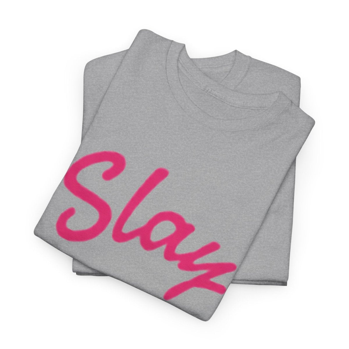 Slay Script T‑Shirt — Pink Script Graphic Tee for Trendy Women & Girls - Sole & Drip