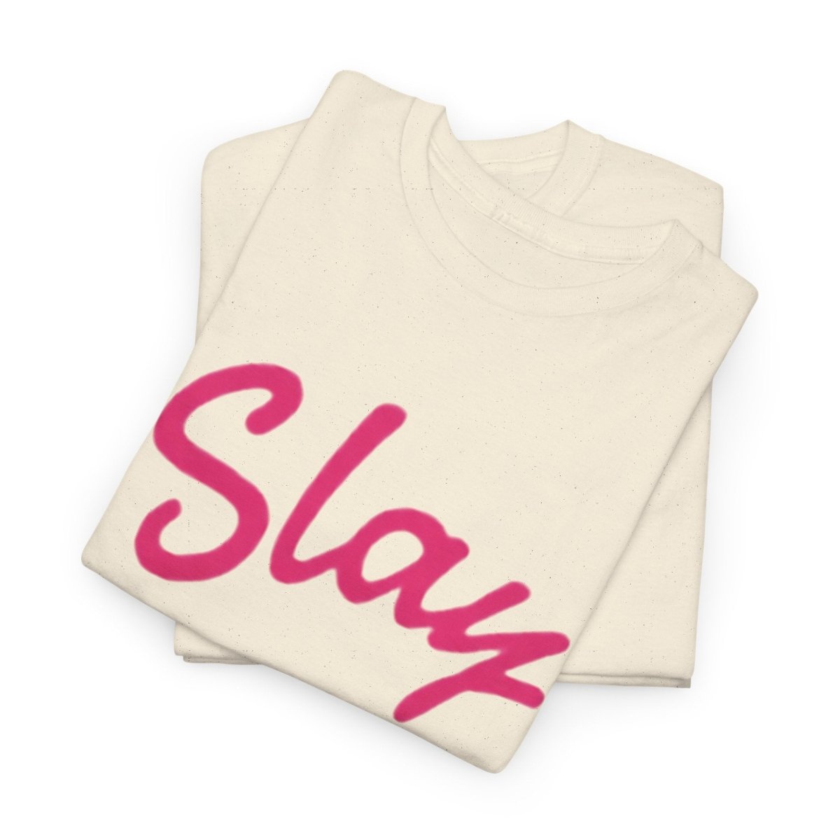 Slay Script T‑Shirt — Pink Script Graphic Tee for Trendy Women & Girls - Sole & Drip