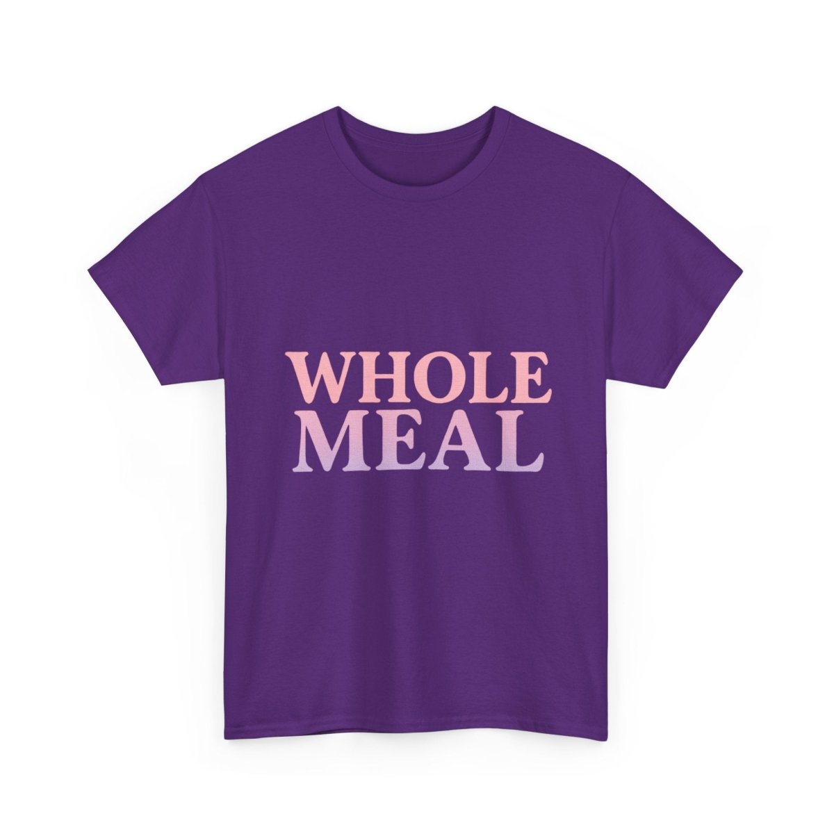 Whole Meal Tee — Pastel Gradient Graphic T‑Shirt - Sole & Drip