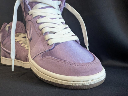 Jordan 1 High "Season of Her Orchid Mist" Wmns 7.5 Used VGC AO1847 - 550 Satin - Sole & Drip