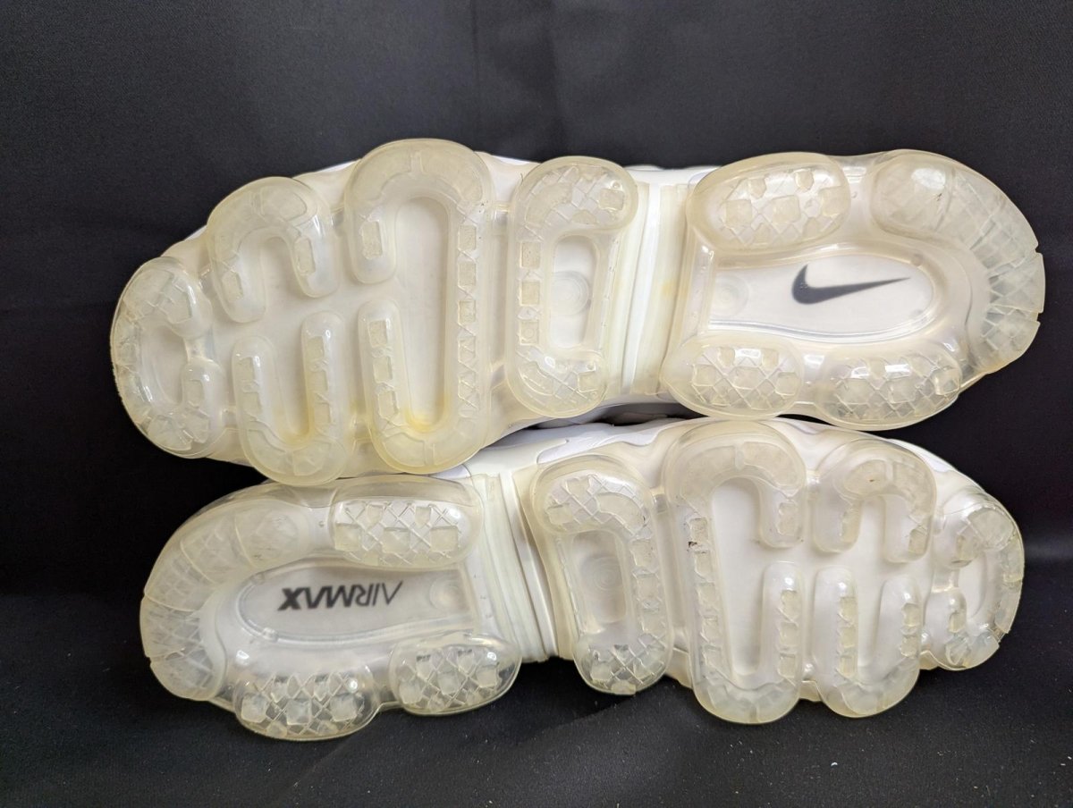 Nike Air VaporMax Plus "Triple White" Used VGC Size 13 924453 - 100 Off White - Sole & Drip