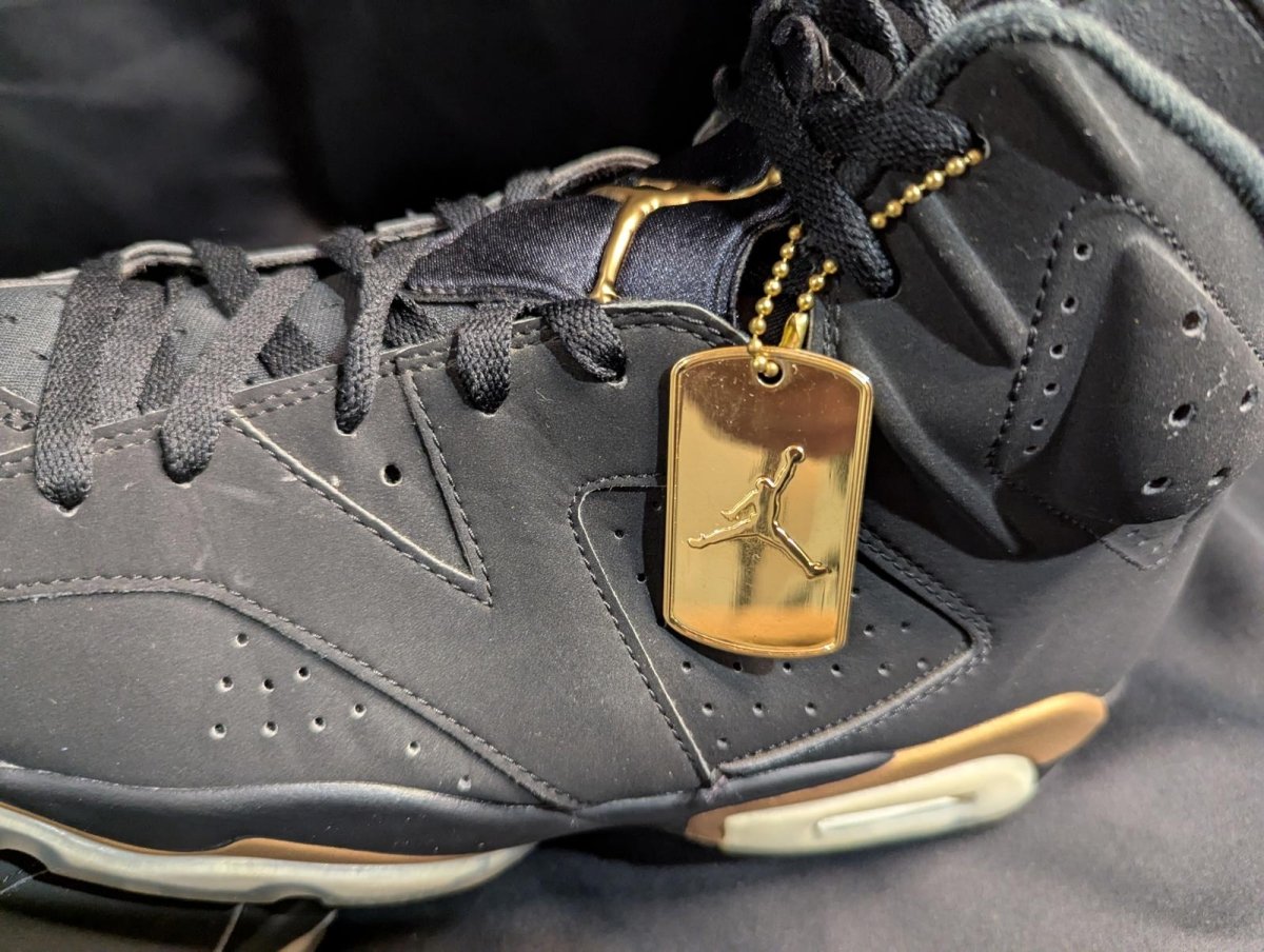 Jordan 6 Retro DMP "Defining Moments" Black Gold Sz 12 Used Good CT4954 - 007 - Sole & Drip