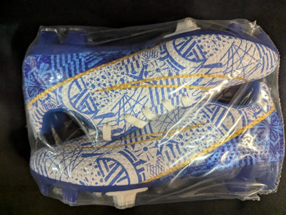 NEW Youth High - Top Football Soccer Cleats Black White Graphic EU 35 (US Y 3 - 4) - Sole & Drip