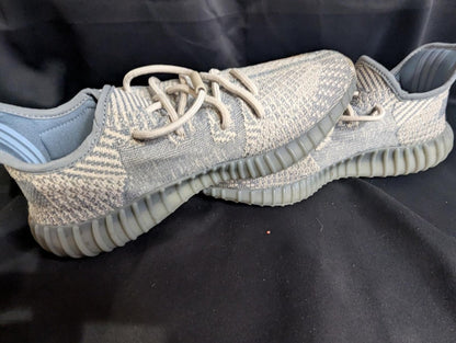 NEW NIB Adidas Yeezy Boost 350 V2 "Israfil" Grey Yellow Size 10.5 FZ5421 RARE - Sole & Drip