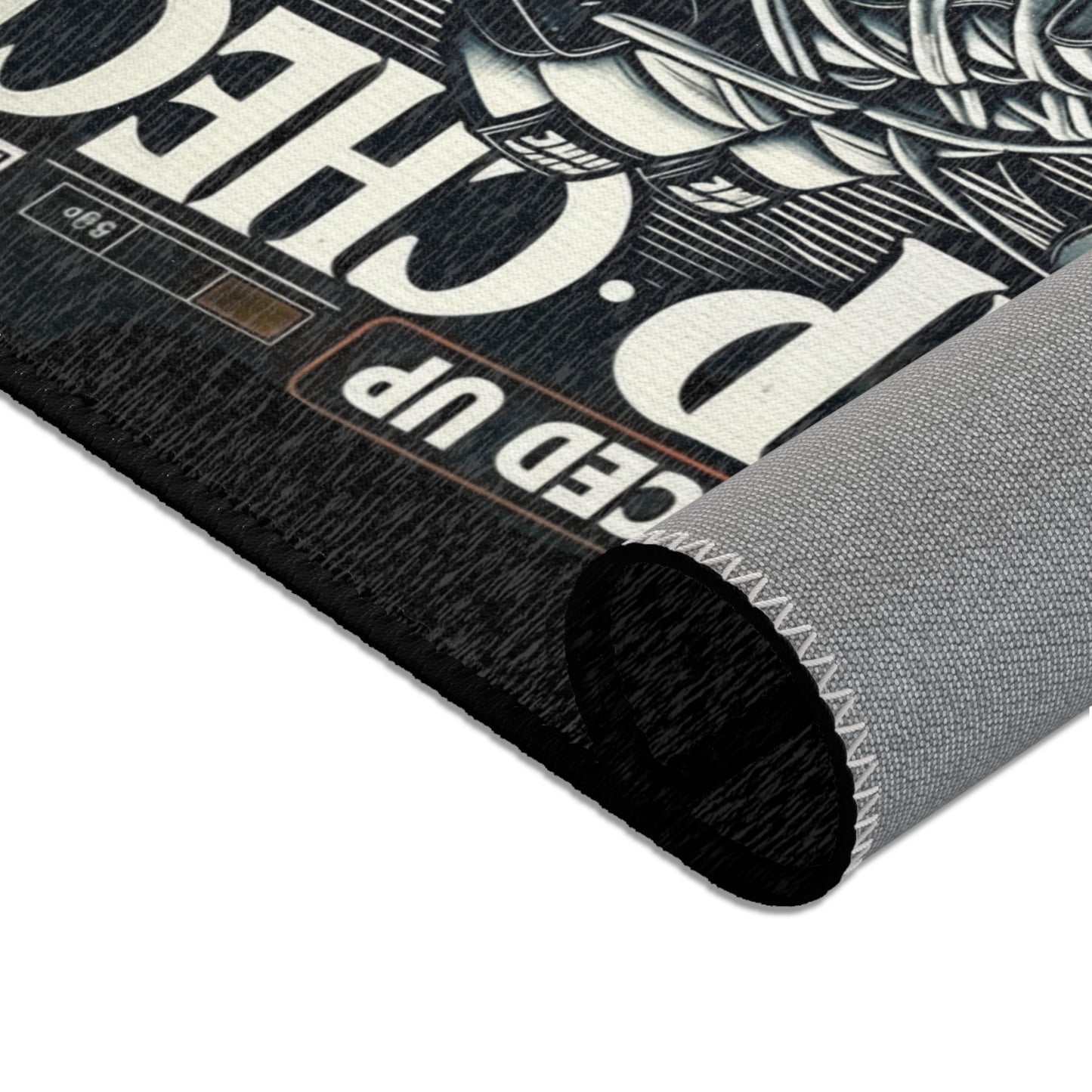 Sneakerhead 'Laced Up' Area Rug – Vintage Sneaker Graphic Floor Mat