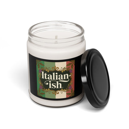 Italian-ish Scented Soy Candle, 9oz — Aromatic Gift for Foodies & Italy Lovers
