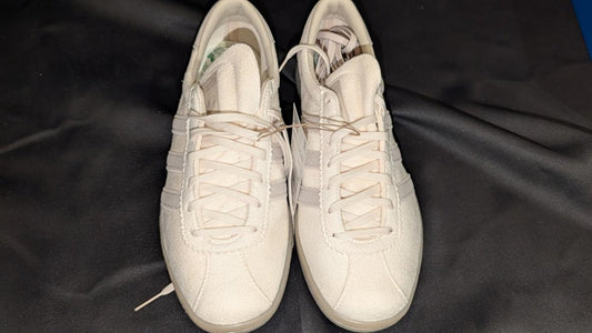 NEW NIB Adidas Tobacco Gruen "Cream Bliss" Size 7.5 GX6940 Suede Low Profile - Sole & Drip