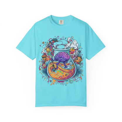"Let Me Cook" T-Shirt — Colorful Chef Brain Illustration - Sole & Drip