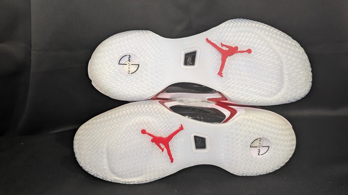 NEW Jordan 36 XXXVI 'First Light' CZ2650 - 100 White/Black Men's Size 13 - Sole & Drip