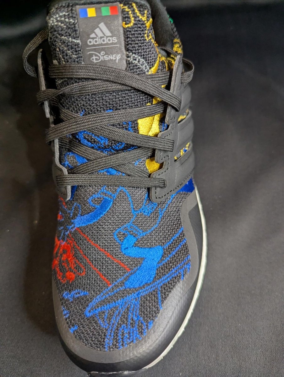 NEW Adidas UltraBoost "Disney Goofy" Black Multi - Color Youth 5.5 FW8944 - 018 - Sole & Drip