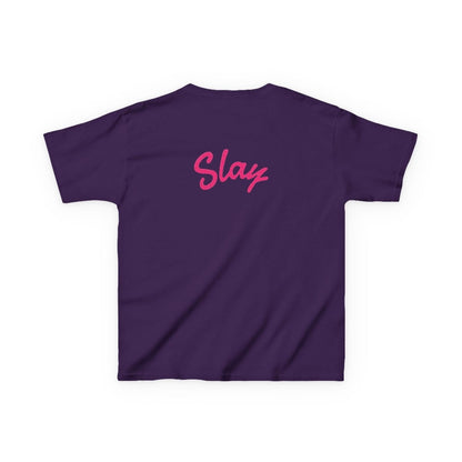 Kids Tee — Pink “Baddie 67” Front & “Slay” Back Graphic - Sole & Drip
