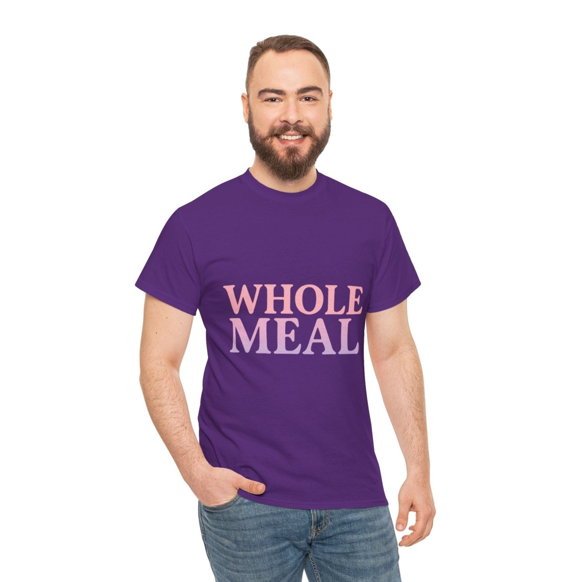 Whole Meal Tee — Pastel Gradient Graphic T‑Shirt - Sole & Drip