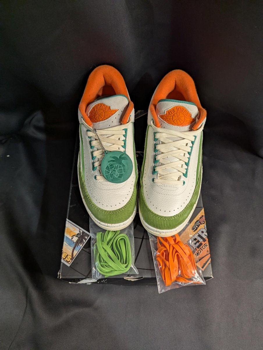 NEW DS Wmns Air Jordan 2 Low SP x TITAN "Manila" US 10.5 DV6206 - 183 Tropical - Sole & Drip