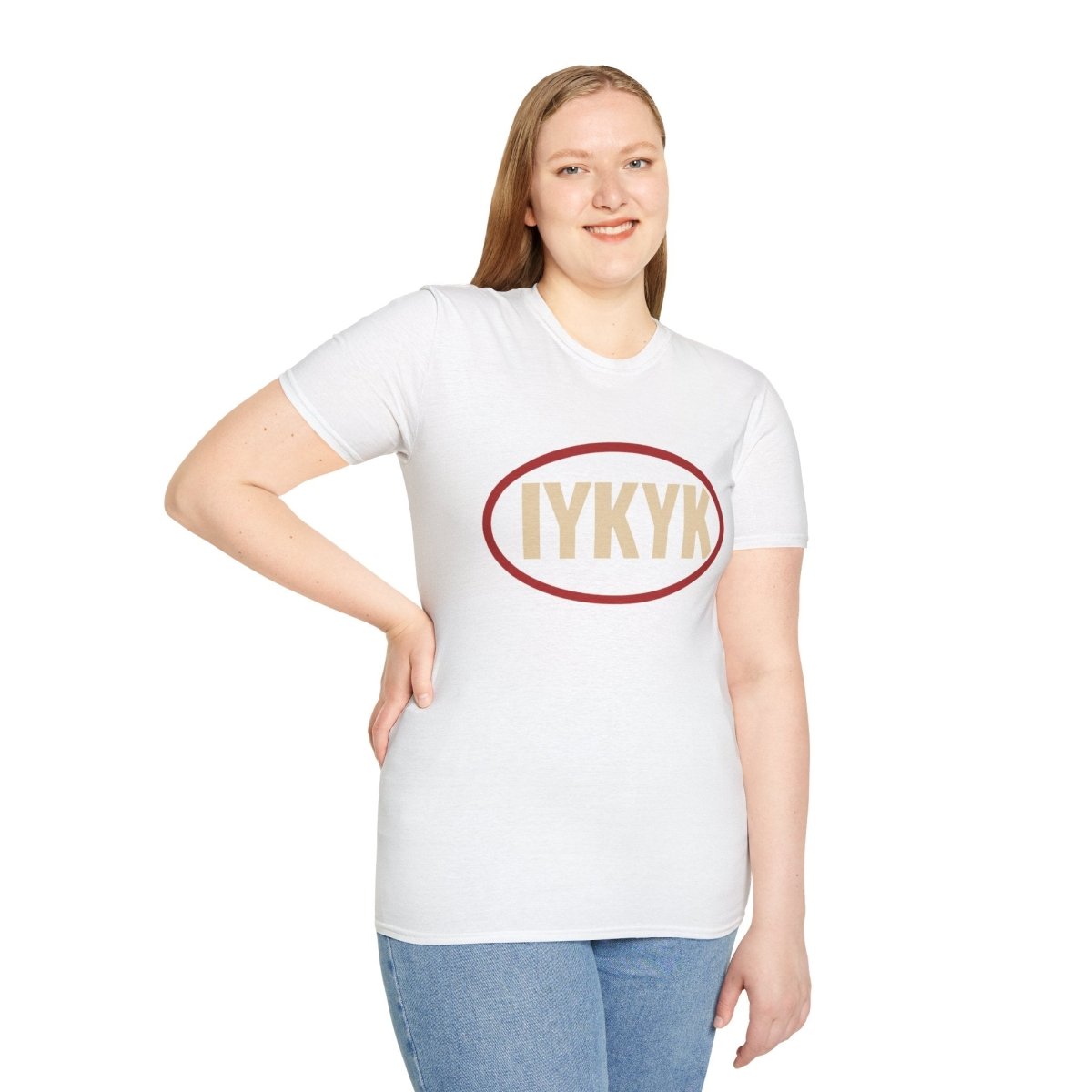 IYKYK Oval Graphic T-Shirt — Minimal Retro 'IYKYK' Tee - Sole & Drip
