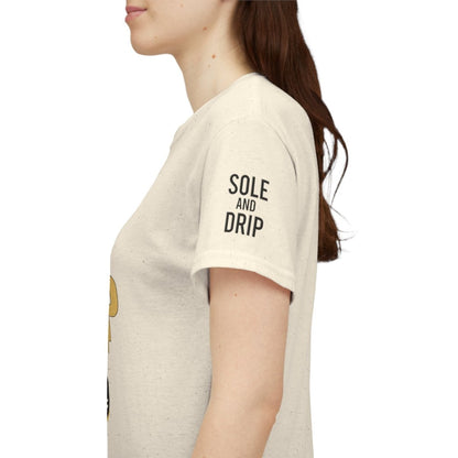 Sole and Drip Short Sleeve Tee — Sneaker Graphic Shirt with 'SOLE AND DRIP' Design - Sole & Drip