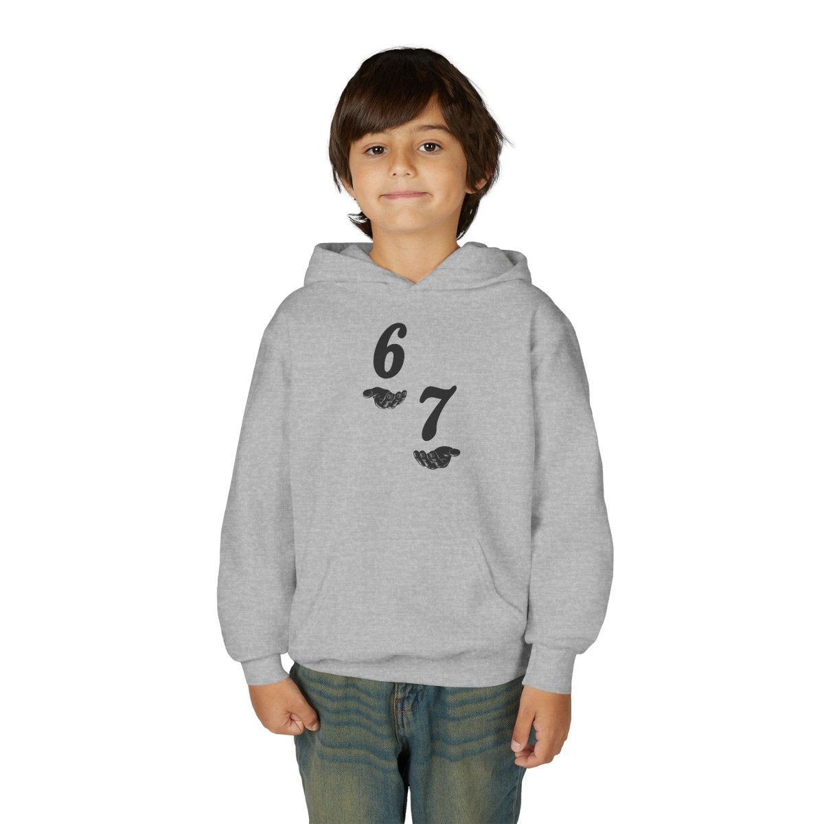 Youth Hoodie — 6 7 Graphic Hoodie - Sole & Drip