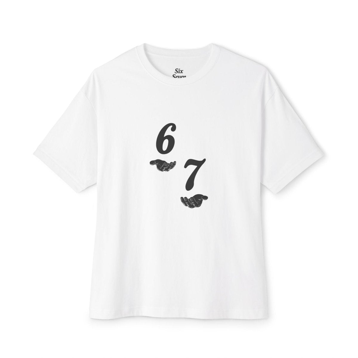 Unisex Oversized Tee 6 7 with hands 67 - Sole & Drip