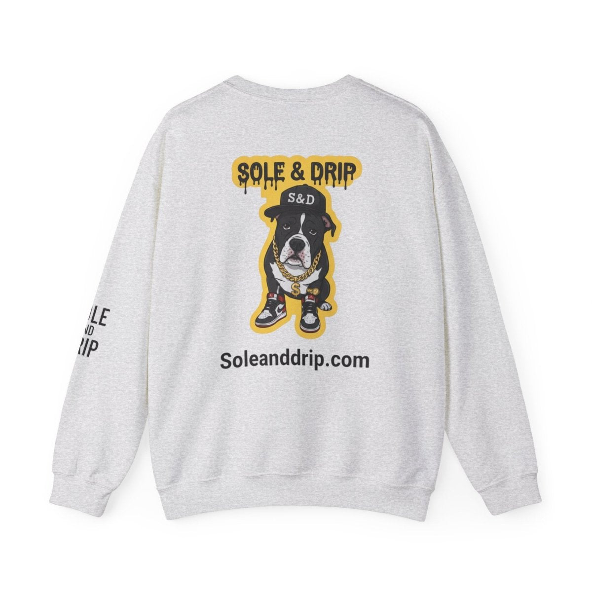Sole and Drip Sweatshirt — Sneaker Graphic Shirt with 'SOLE AND DRIP' Design - Sole & Drip