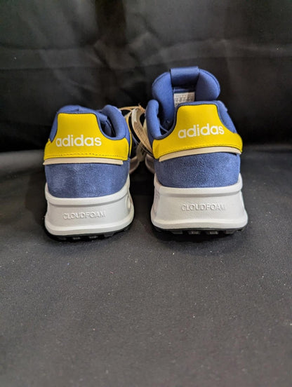 NEW Adidas Run 80s "Blue/Yellow" Retro Runner Men's Size 11 JI4871 Casual Shoe - Sole & Drip