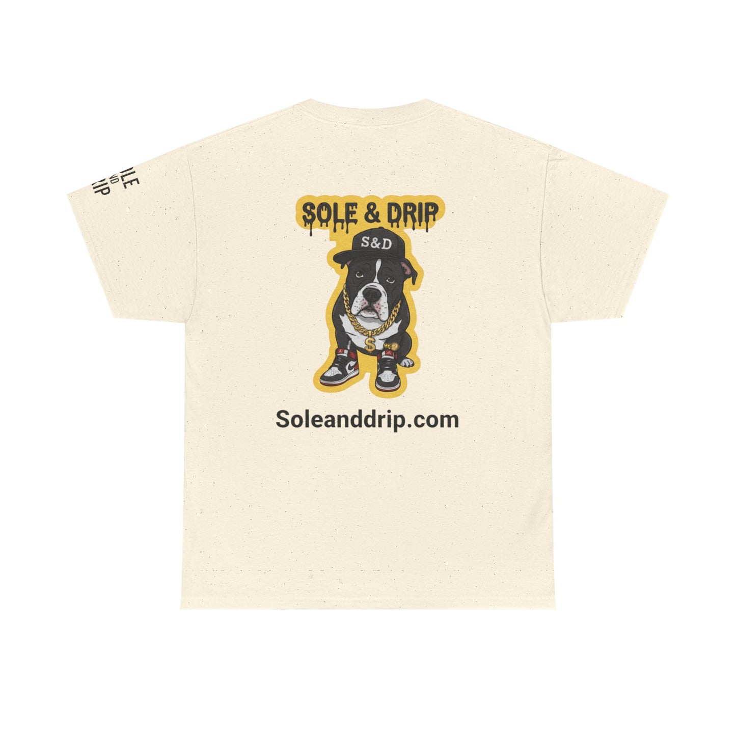 Sole and Drip Short Sleeve Tee — Sneaker Graphic Shirt with 'SOLE AND DRIP' Design