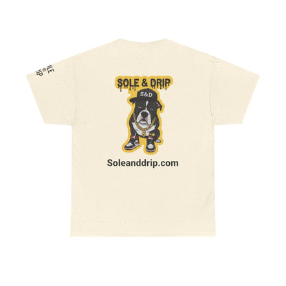 Sole and Drip Short Sleeve Tee — Sneaker Graphic Shirt with 'SOLE AND DRIP' Design