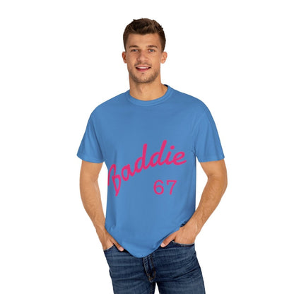 Baddie 67 T-Shirt — Pink Script "Baddie" Front & "Slay" Back - Sole & Drip