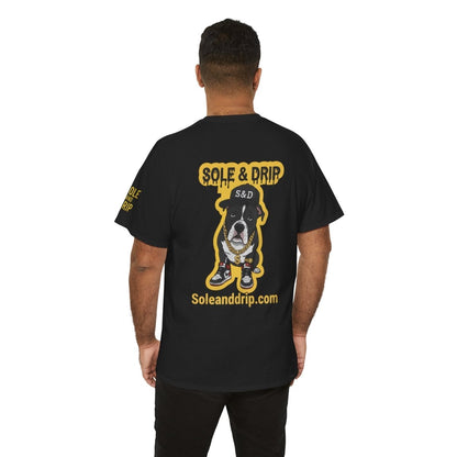 Sole and Drip Short Sleeve Tee — Sneaker Graphic Shirt with 'SOLE AND DRIP' Design - Sole & Drip