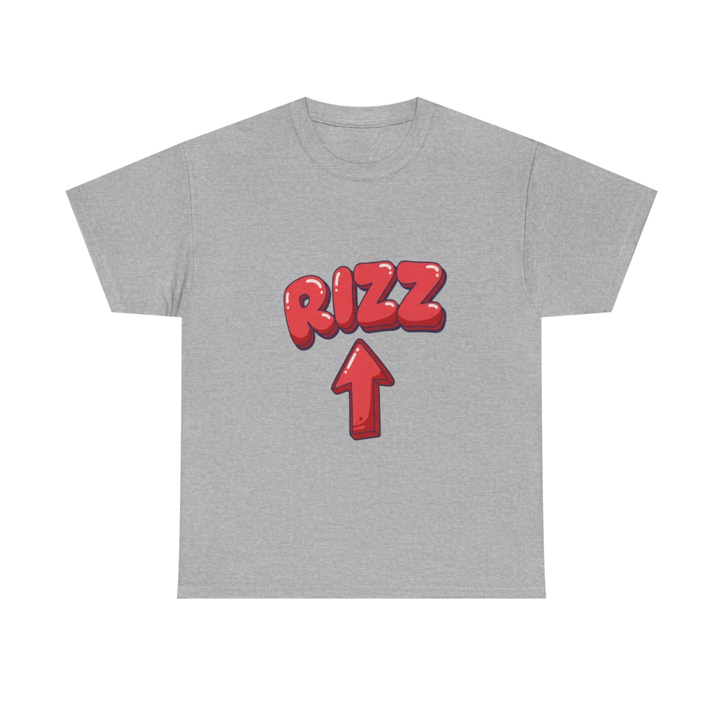 Adult Tee — Playful "RIZZ" Arrow Graphic Shirt
