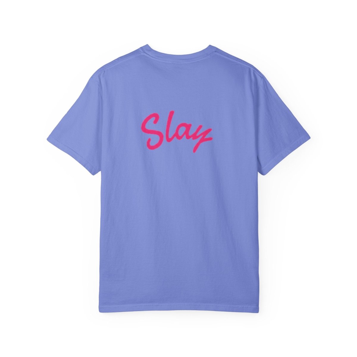 Baddie 67 T-Shirt — Pink Script "Baddie" Front & "Slay" Back - Sole & Drip