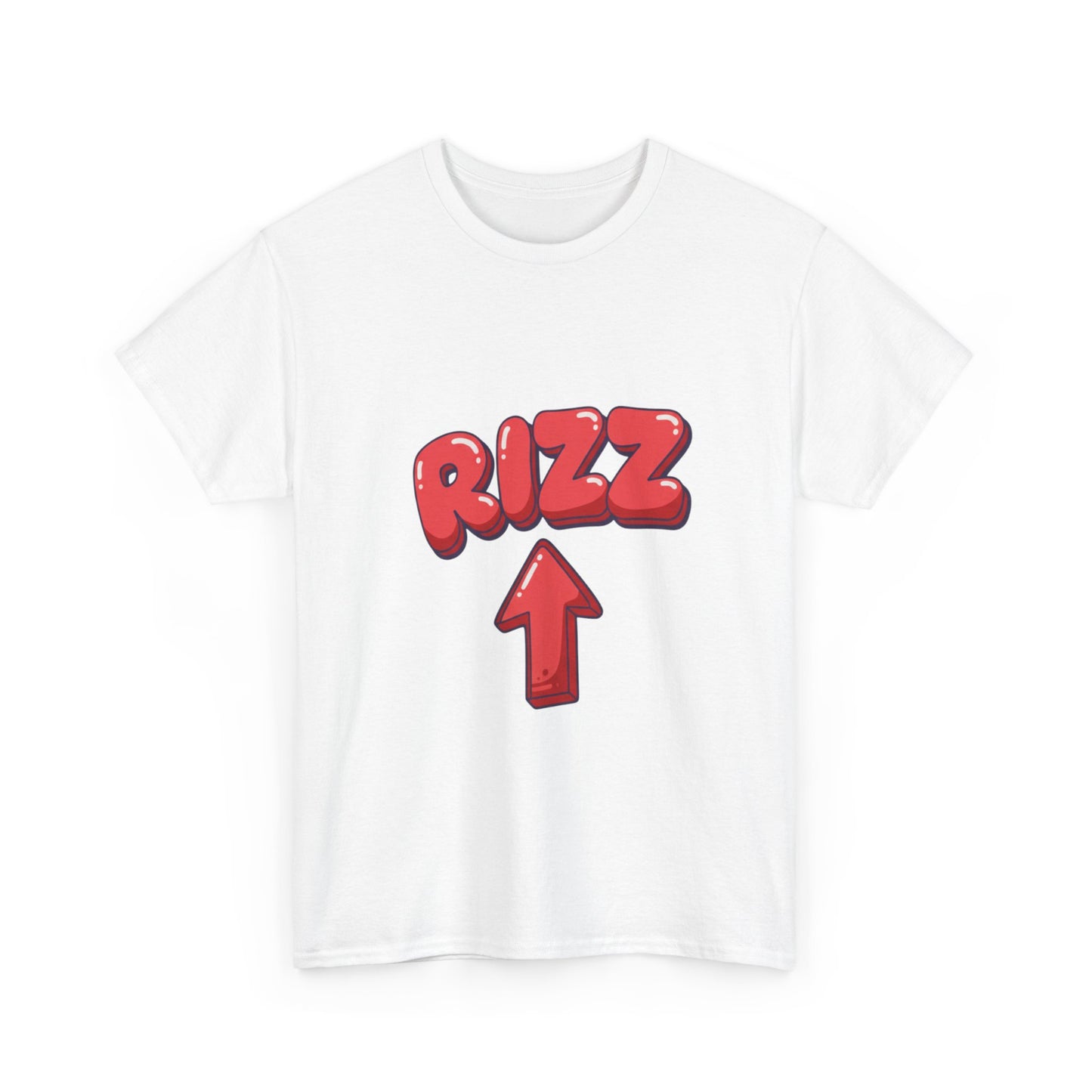 Adult Tee — Playful "RIZZ" Arrow Graphic Shirt
