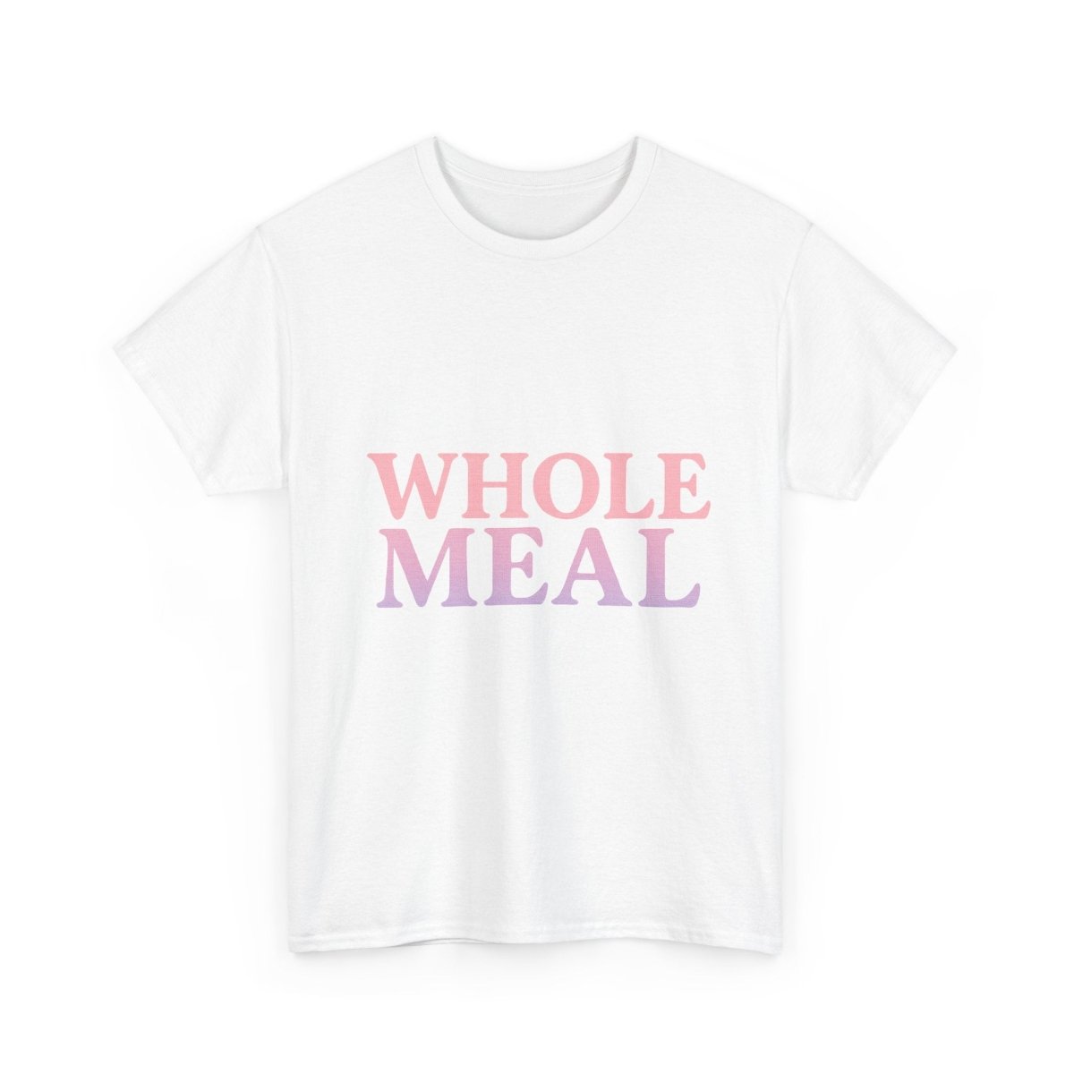 Whole Meal Tee — Pastel Gradient Graphic T‑Shirt - Sole & Drip