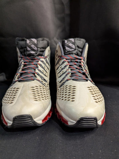 Nike Air Max Graviton Mid Silver Chilling Red US 13 Used w/ Box 616045 - 006 - Sole & Drip