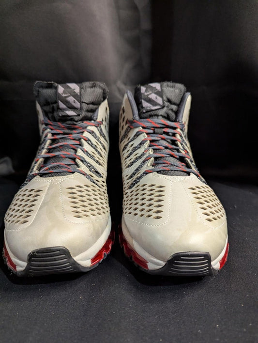 Nike Air Max Graviton Mid Silver Chilling Red US 13 Used w/ Box 616045 - 006 - Sole & Drip