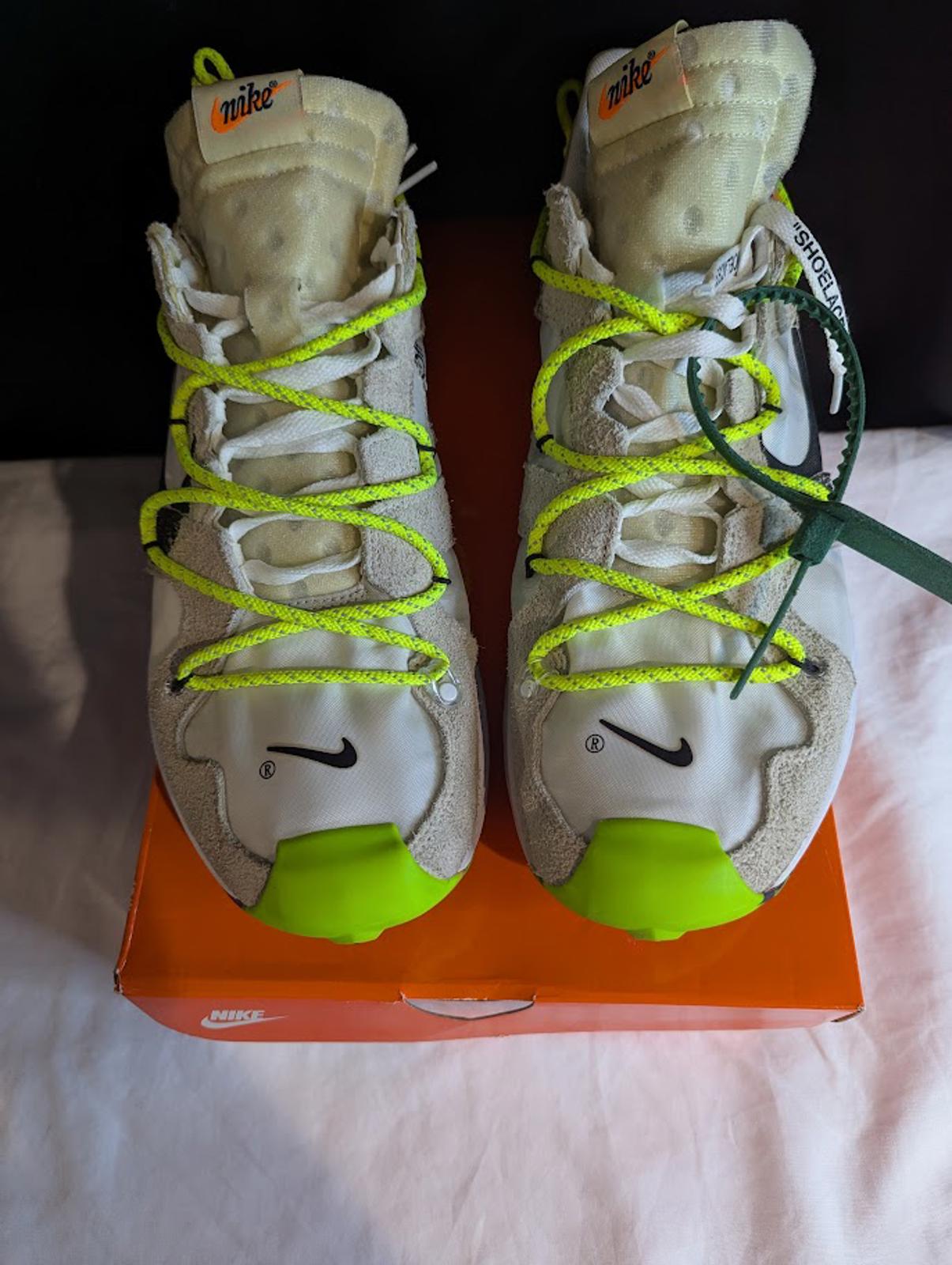 OFF-WHITE x Nike Air Zoom Terra Kiger 5 White 14W/12.5M Used ExcellentCD8179-100