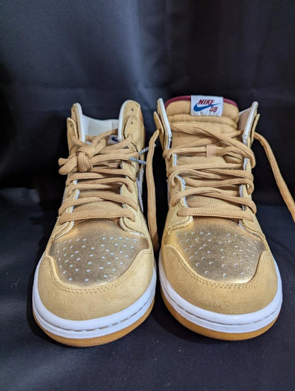 DS Nike SB Dunk High Premium "Thai Temple" Koston 2010 Gold 11.5 313171 - 702 NIB - Sole & Drip