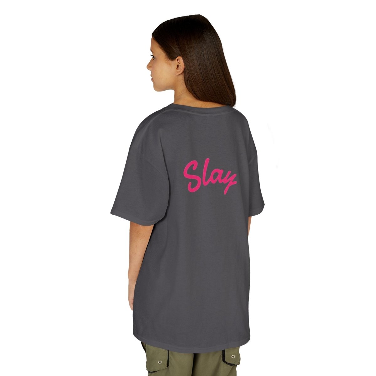 Kids Tee — Pink “Baddie 67” Front & “Slay” Back Graphic - Sole & Drip