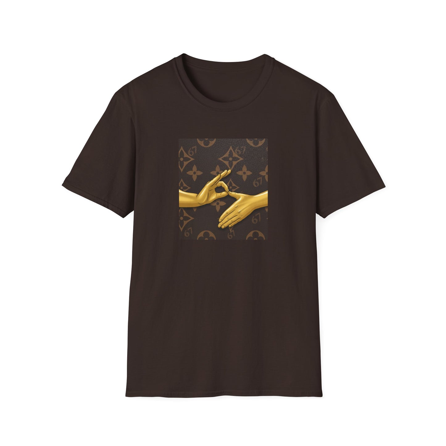 Graphic T-Shirt — Gold Hand Gesture 6 7 & IYKYK Streetwear Tee