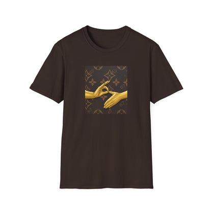 Graphic T-Shirt — Gold Hand Gesture 6 7 & IYKYK Streetwear Tee