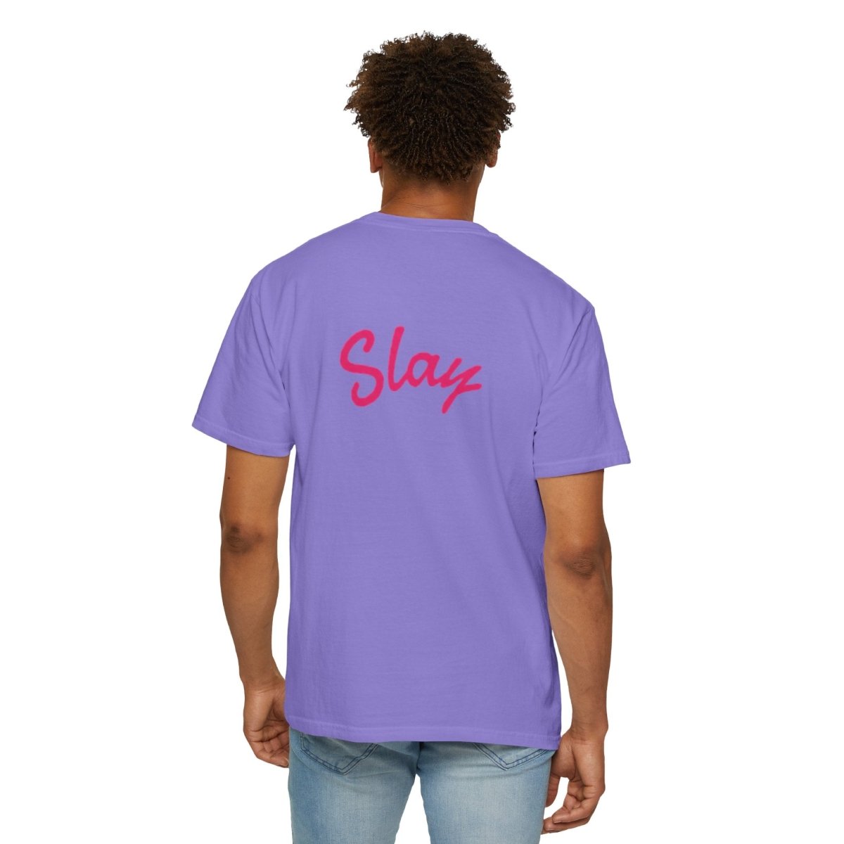 Baddie 67 T-Shirt — Pink Script "Baddie" Front & "Slay" Back - Sole & Drip