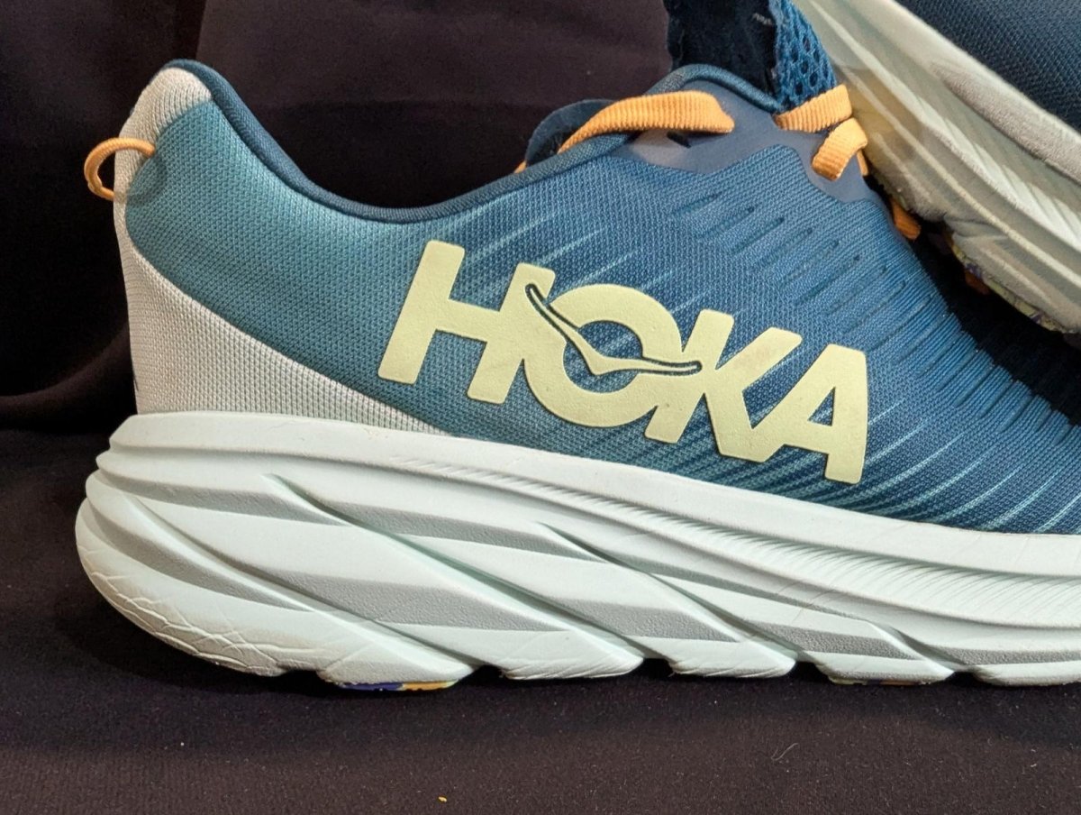 HOKA ONE ONE Rincon 3 Running Shoe Deep Lagoon/Ocean Mist Size 13 Used VGC - Sole & Drip