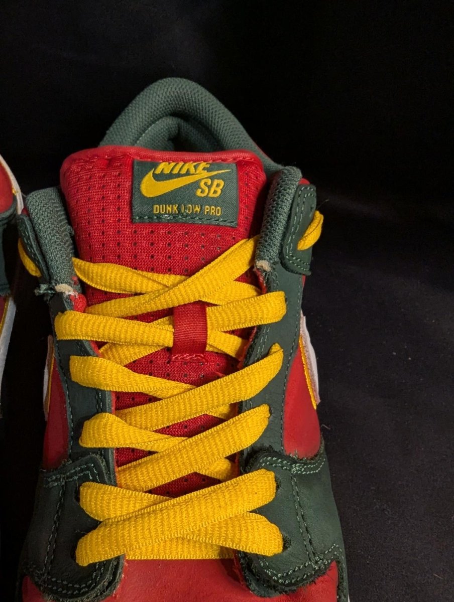 Nike SB Dunk Low Pro PRM "Seattle Supersonics" Green Red US 12 FZ1287 - 300 Used - Sole & Drip