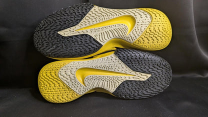 NEW Nike Precision VII Basketball Shoes Black Yellow Men's Size 14 HJ9153 - 001 - Sole & Drip