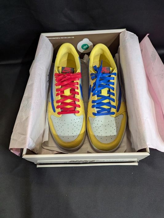 Travis Scott Jordan 1 Low OG SP "Canary" Wmns 11.5 / Men's 10 DZ4137 - 700 - Sole & Drip