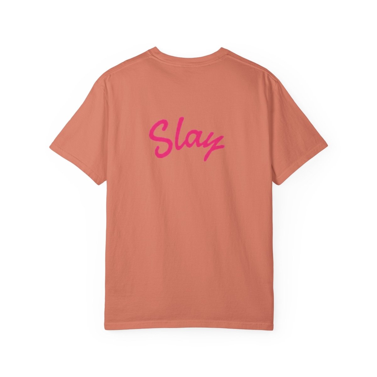 Baddie 67 T-Shirt — Pink Script "Baddie" Front & "Slay" Back - Sole & Drip