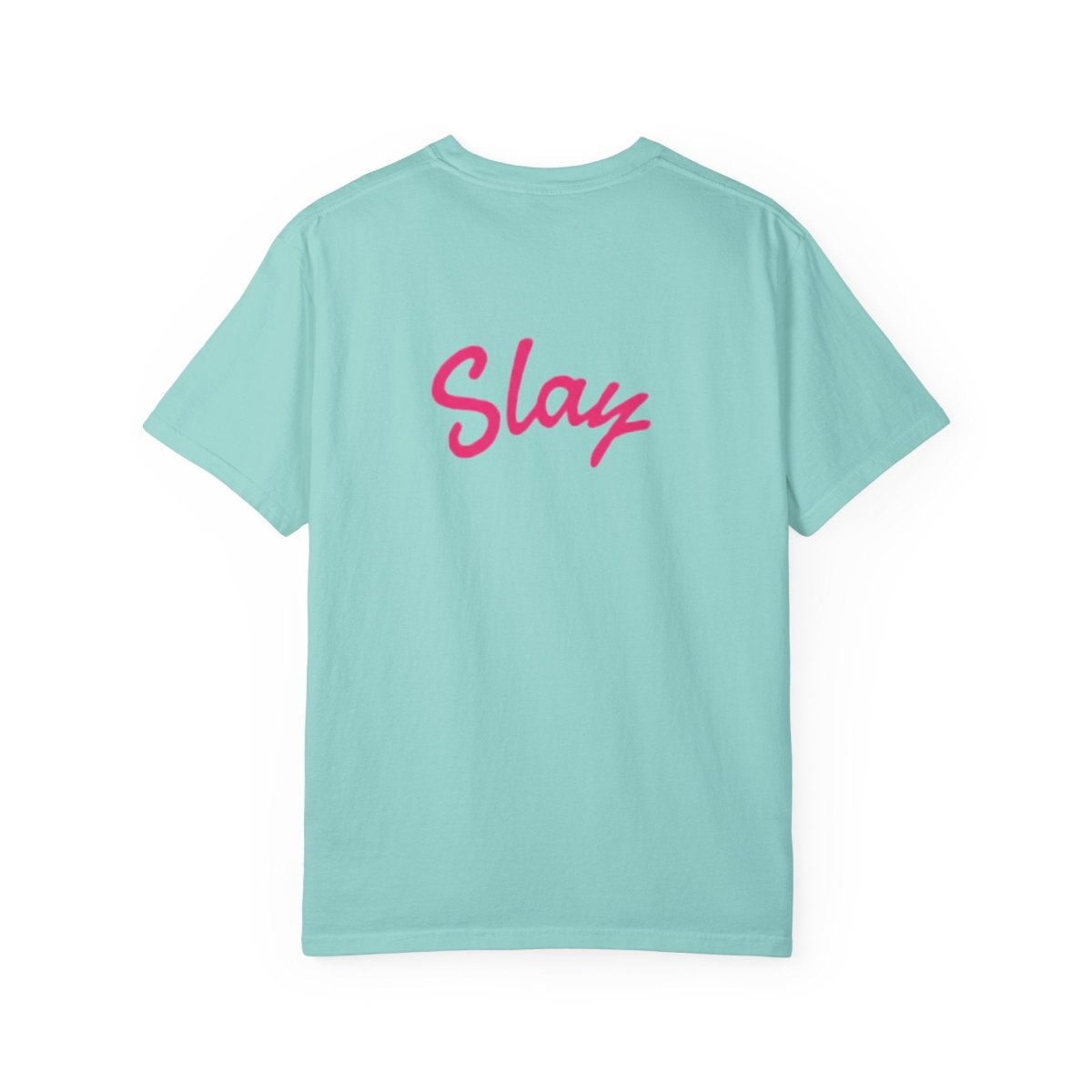 Baddie 67 T-Shirt — Pink Script "Baddie" Front & "Slay" Back - Sole & Drip