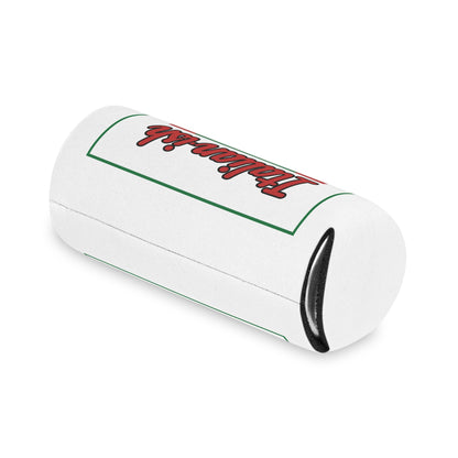 Italian-ish Can Cooler – Retro Script with Italy Flag Accent