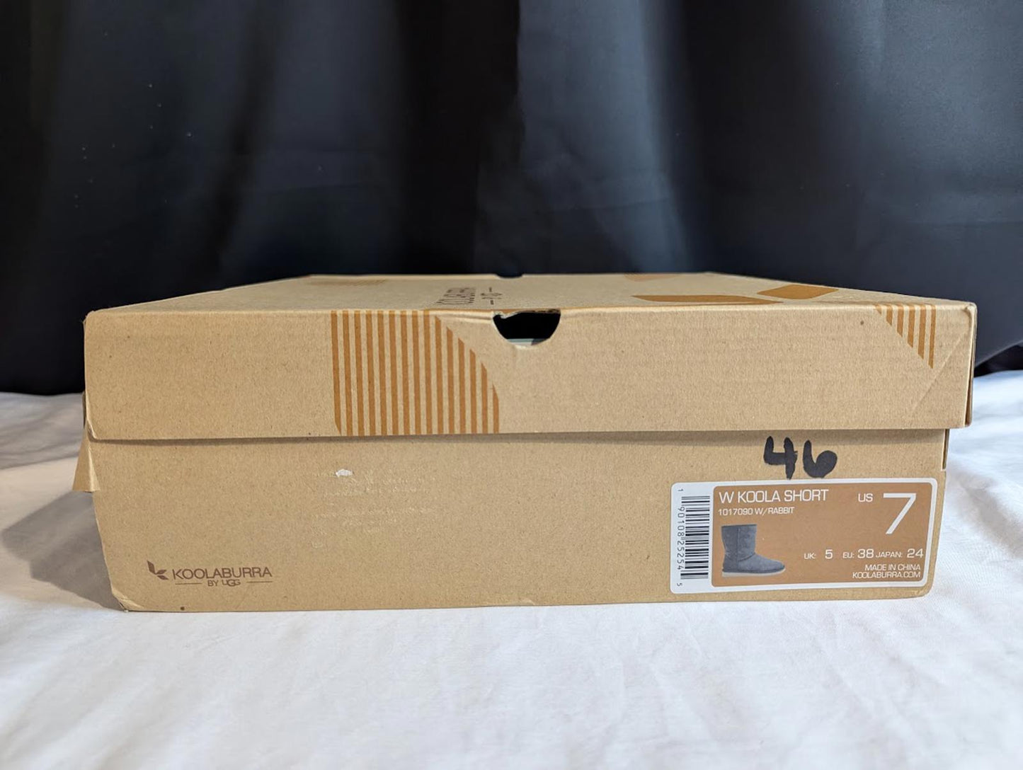 NEW KOOLABURRA UGG Koola Short Rabbit Grey Suede Boots Womens 7 1017090 W/Box