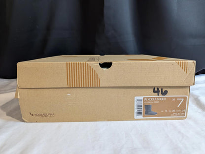 NEW KOOLABURRA UGG Koola Short Rabbit Grey Suede Boots Womens 7 1017090 W/Box