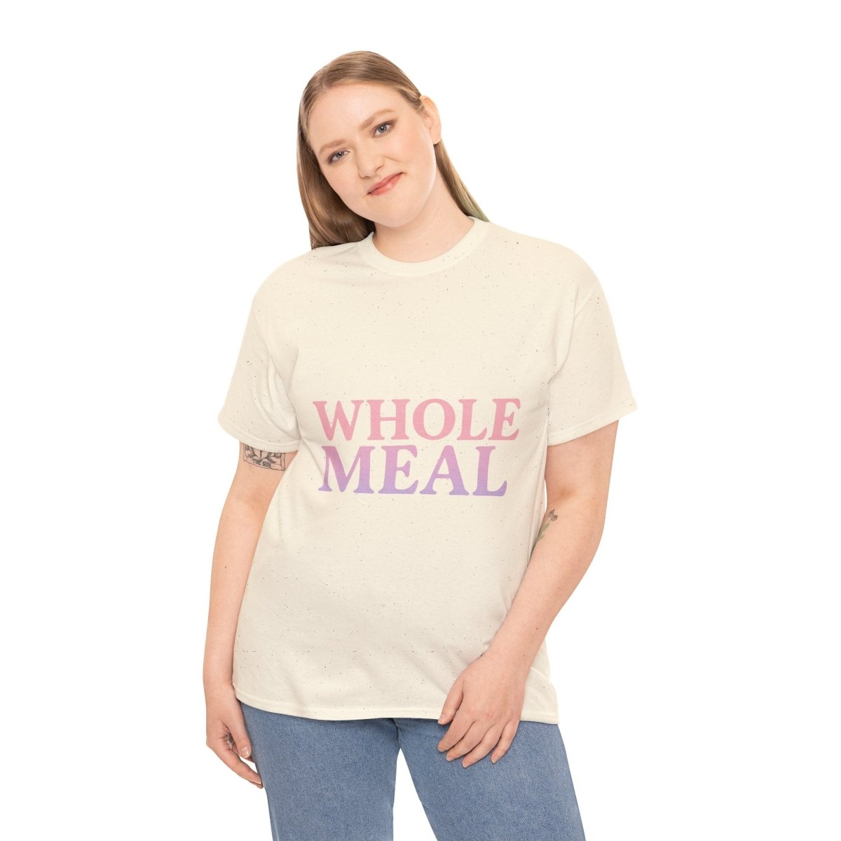 Whole Meal Tee — Pastel Gradient Graphic T‑Shirt - Sole & Drip